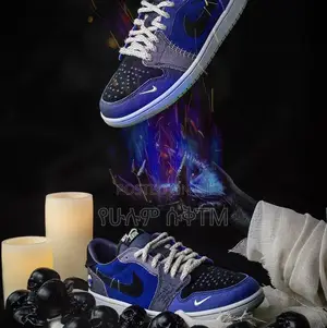 Photo - Original Air Jordan 1 Low Zion Williamson -Voodoo Blue Shoes