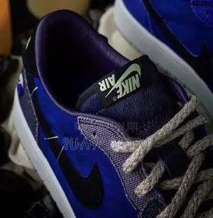 Original Air Jordan 1 Low Zion Williamson -Voodoo Blue Shoes