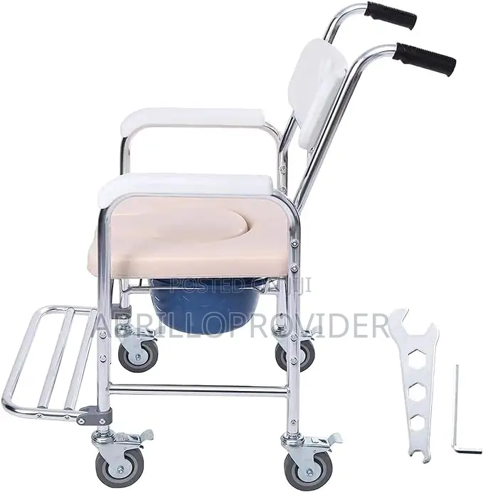 Mobile Toilet Chair|Shower Chair|Commode Chair|Toilet Chair