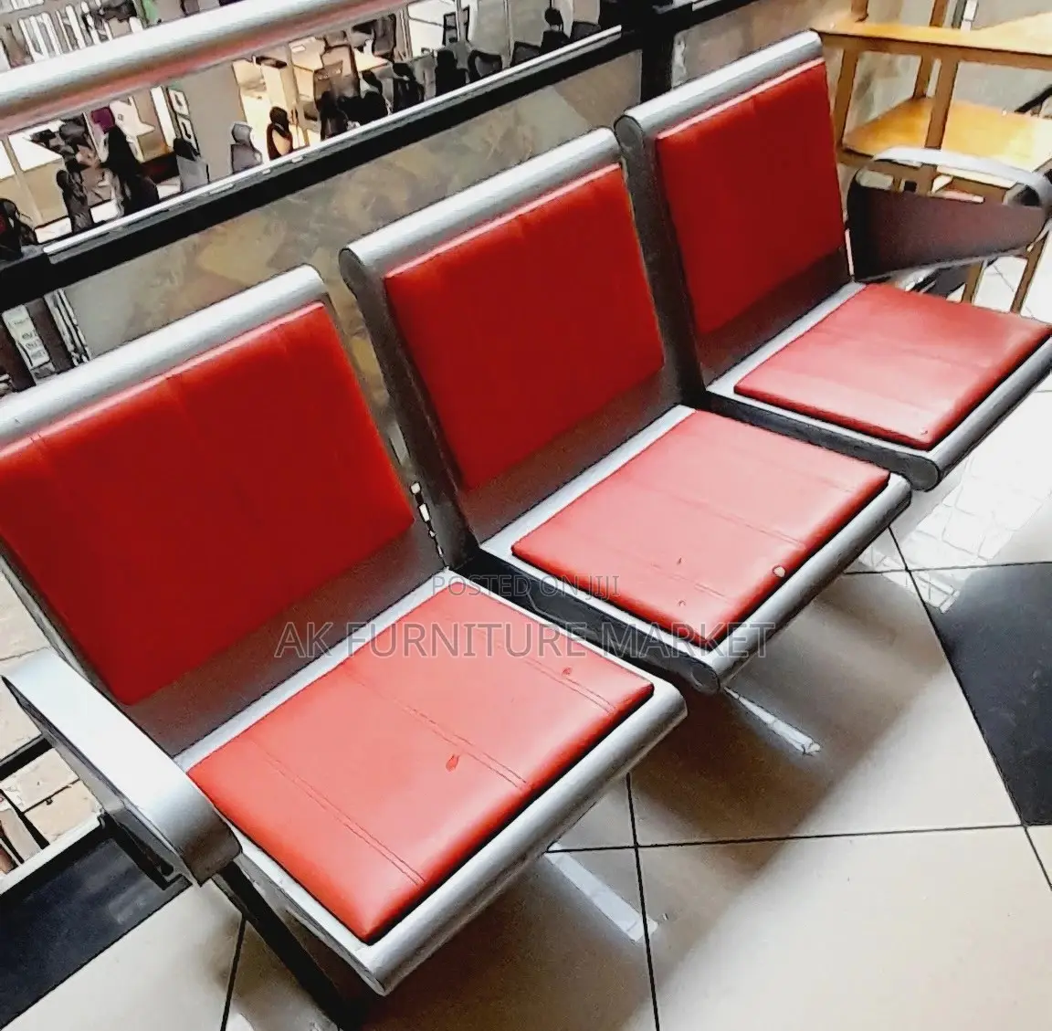 Therr Sitter With Lather Chair