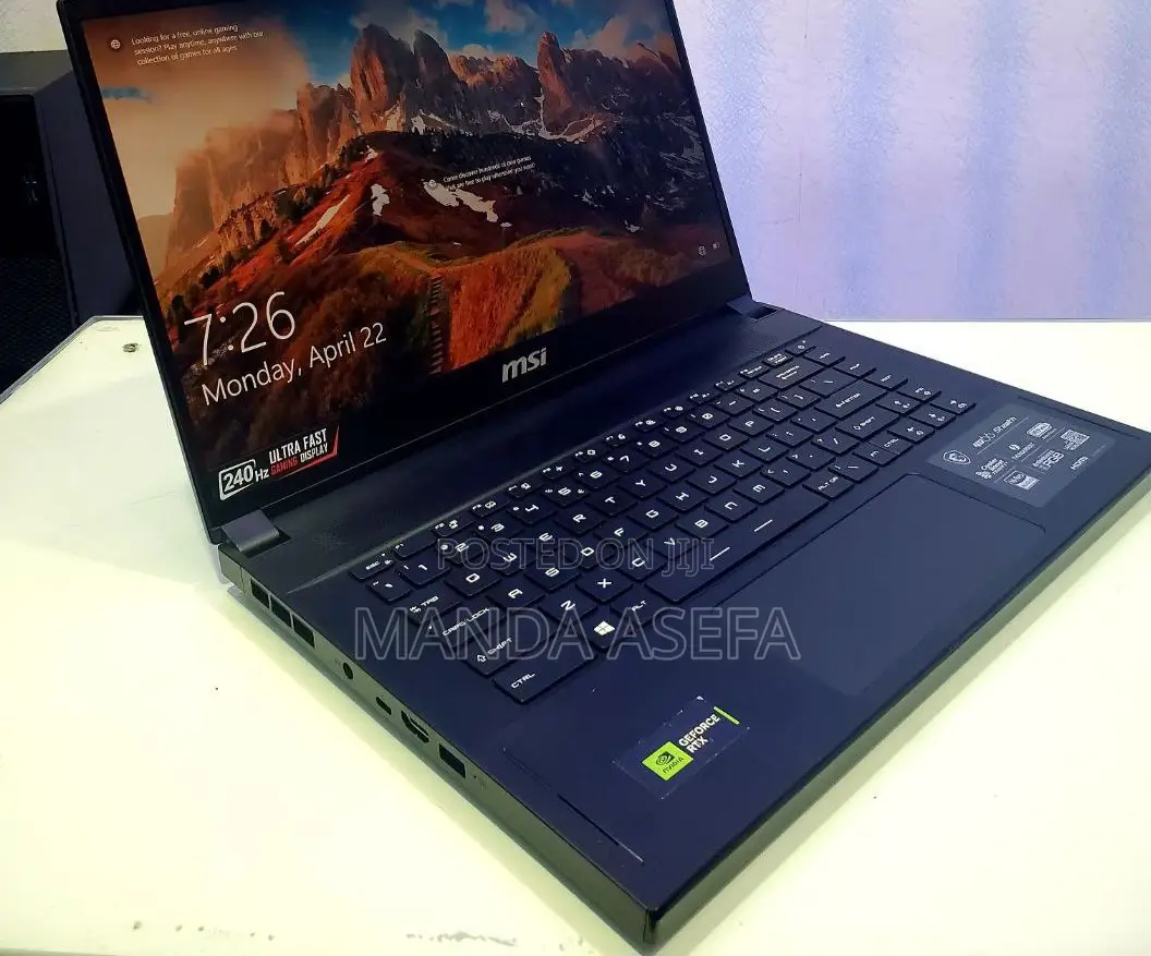 New Laptop MSI GS66 Stealth 10SGS 32GB Intel Core I9 SSD 1T