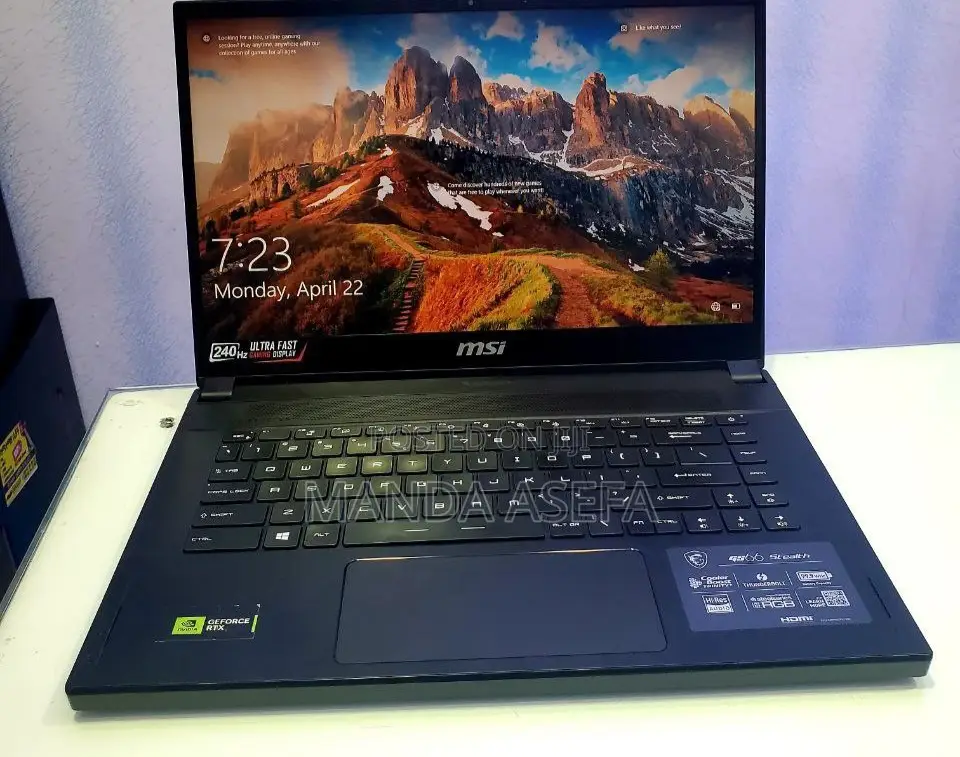 New Laptop MSI GS66 Stealth 10SGS 32GB Intel Core I9 SSD 1T