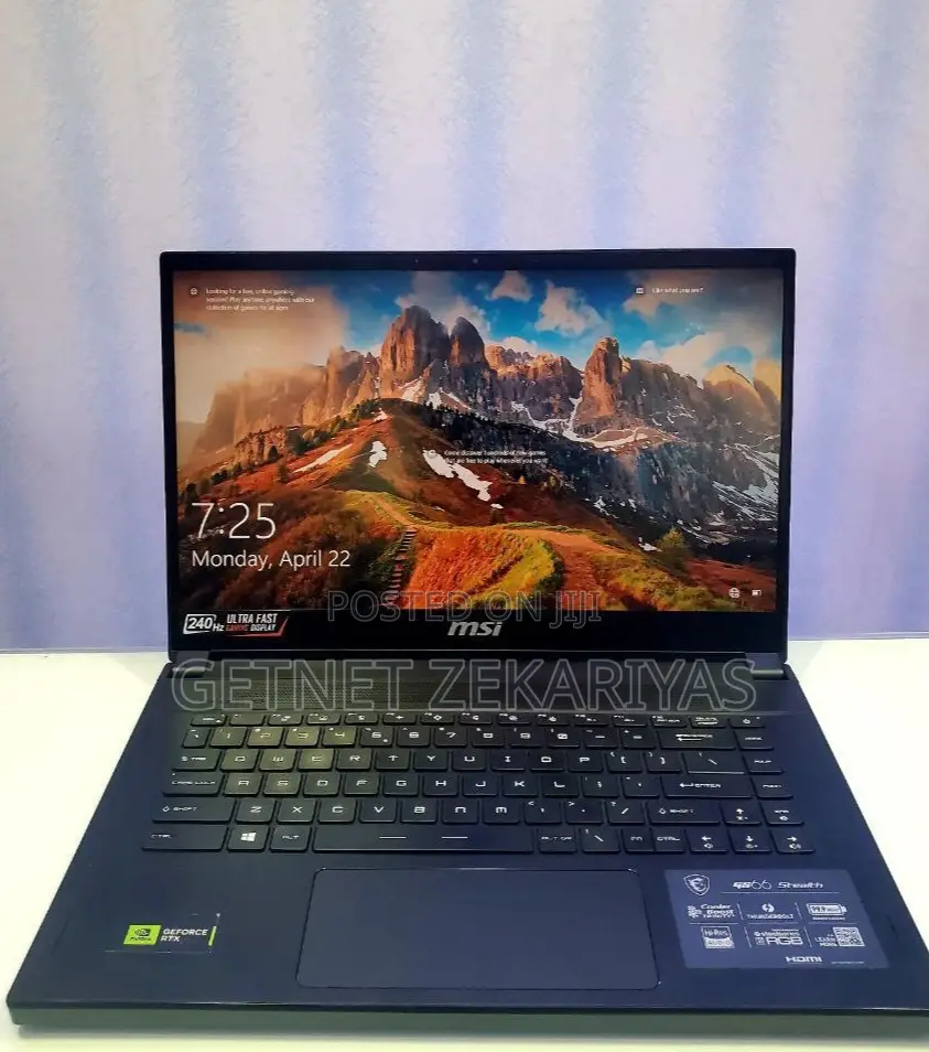New Laptop MSI GS66 Stealth 10UE 32GB Intel Core I9 SSD 1T