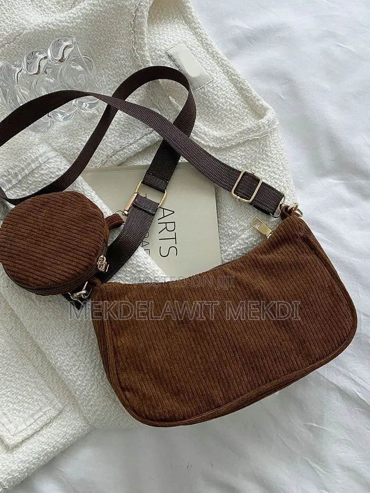 Corduroy Baguette Bags