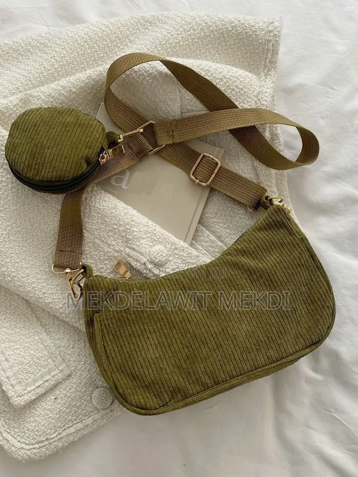 Corduroy Baguette Bags