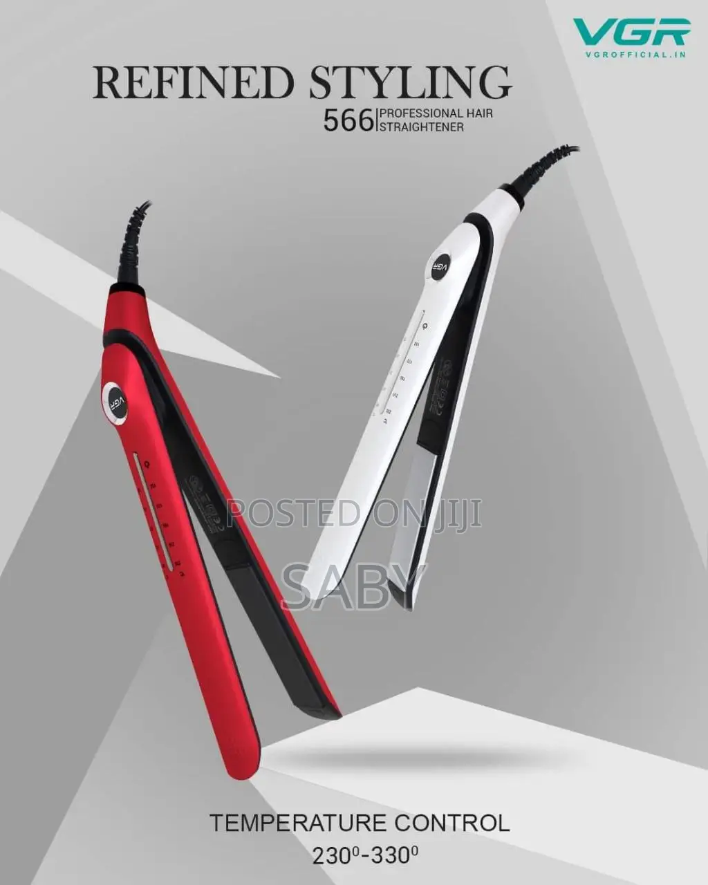 VGR Hair Straightener ፀጉር ፓይስትራ