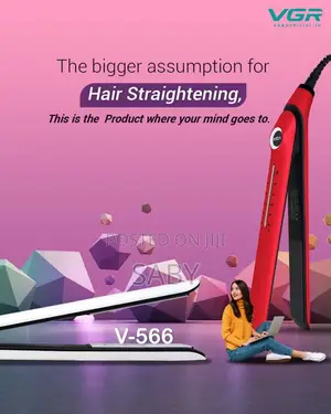 VGR Hair Straightener ፀጉር ፓይስትራ