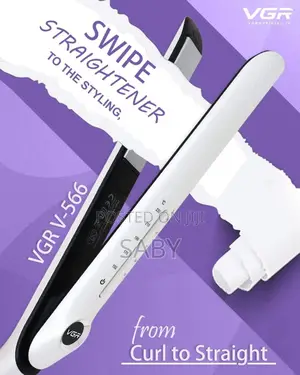 VGR Hair Straightener ፀጉር ፓይስትራ
