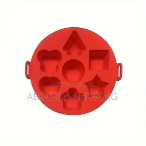 Photo - 7 Diffrent Shaped Silicon Cup Cake Mould