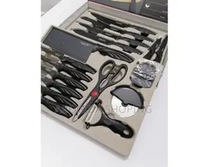 Photo - 18pcs Stainless Steel Knife Set