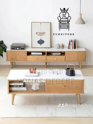 Photo - Tv Stand With Table Classic and Quality Products for Order