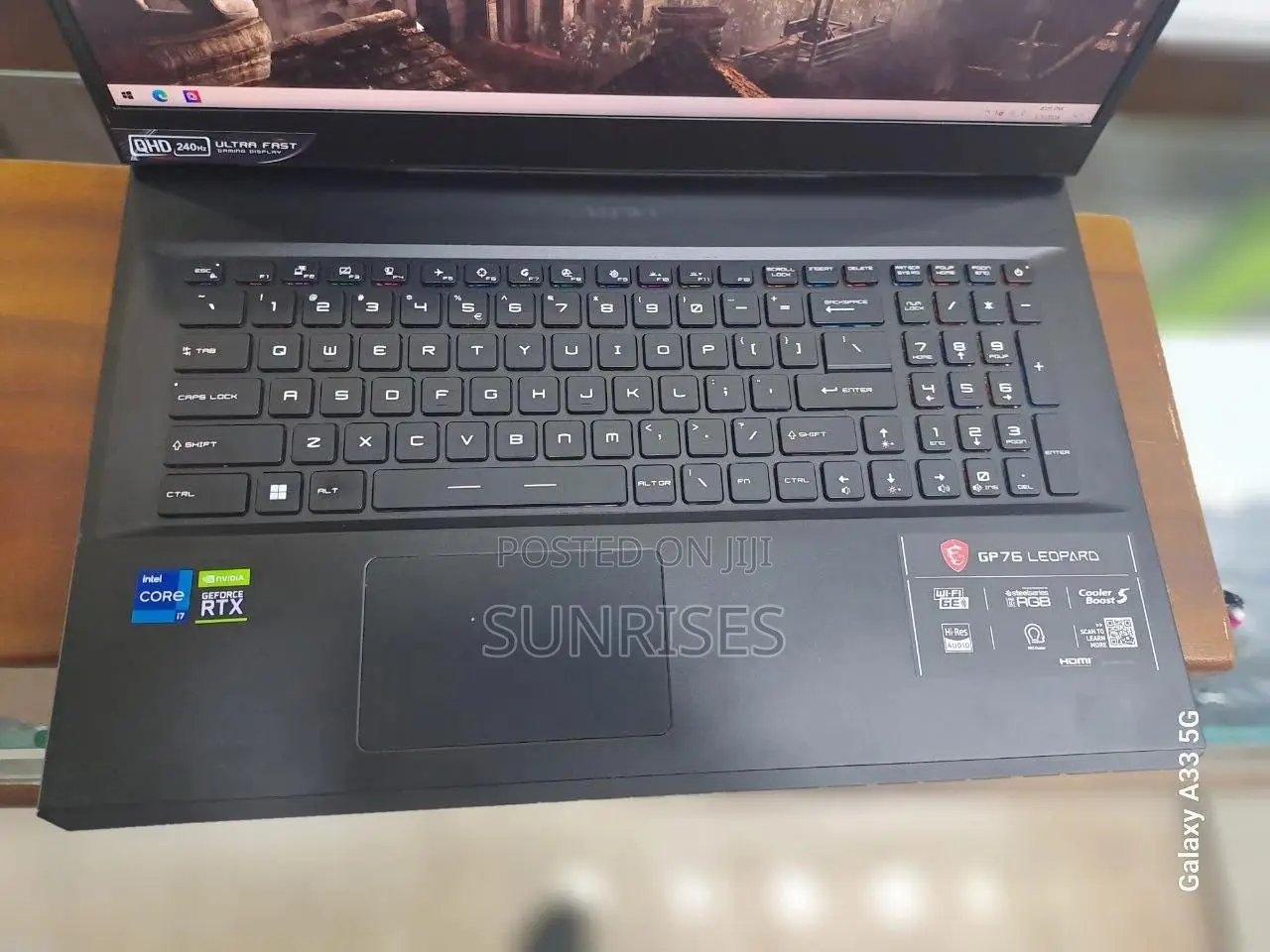 New Laptop MSI GP75 Leopard 16GB Intel Core I7 SSD 512GB