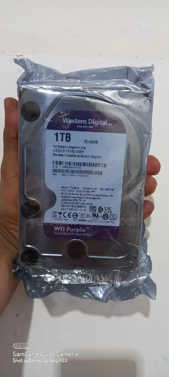 Purple 1tb Hard Disk