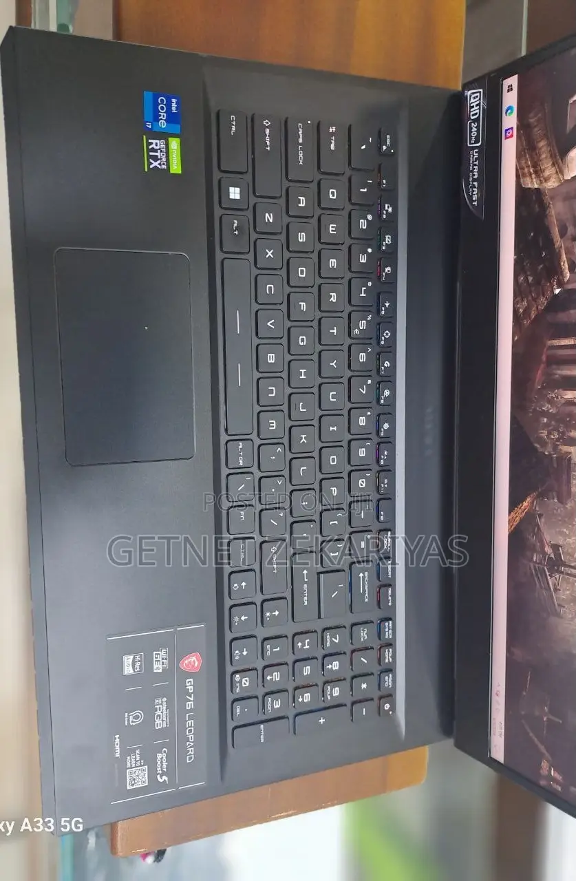 New Laptop MSI GP72MVR 7RFX Leopard Pro 16GB Intel Core I7 SSD 1T