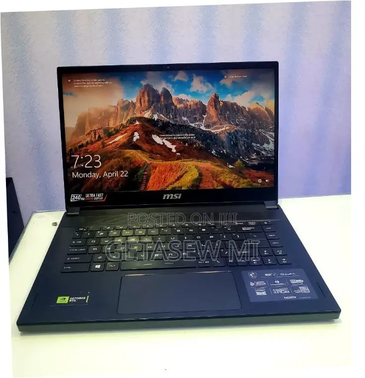 New Laptop MSI GS66 Stealth 10SGS 16GB Intel Core I9 SSD 512GB