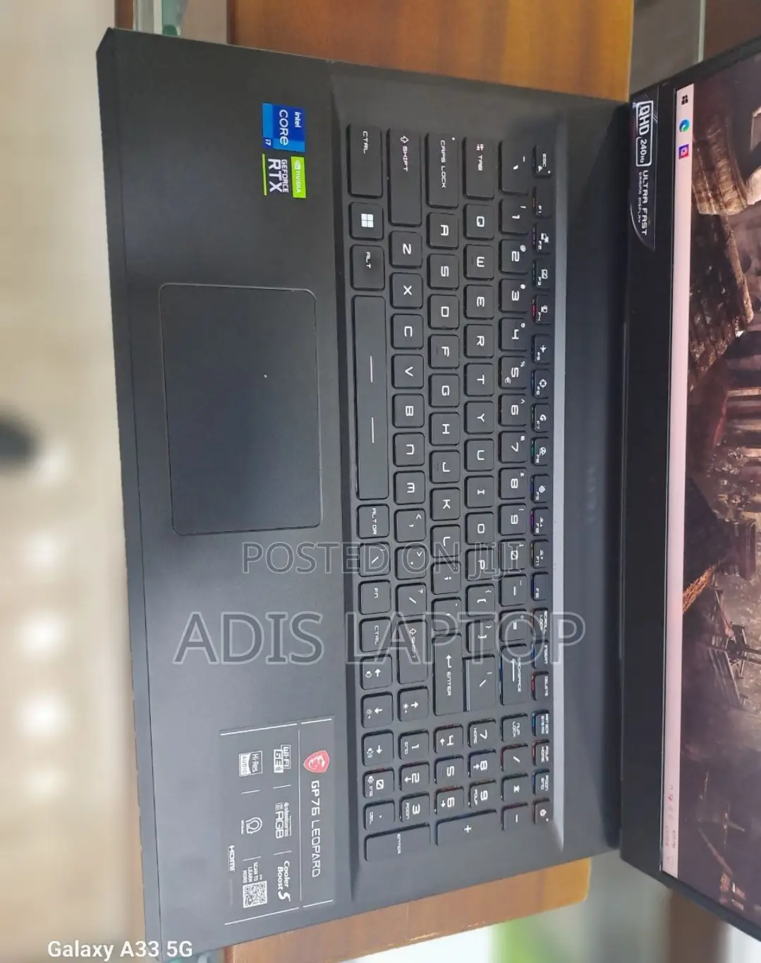 New Laptop MSI GP75 Leopard 16GB Intel Core I7 SSD 1T