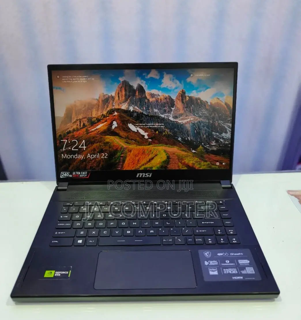 New Laptop MSI GS66 Stealth 10UH 32GB Intel Core I9 SSD 1T
