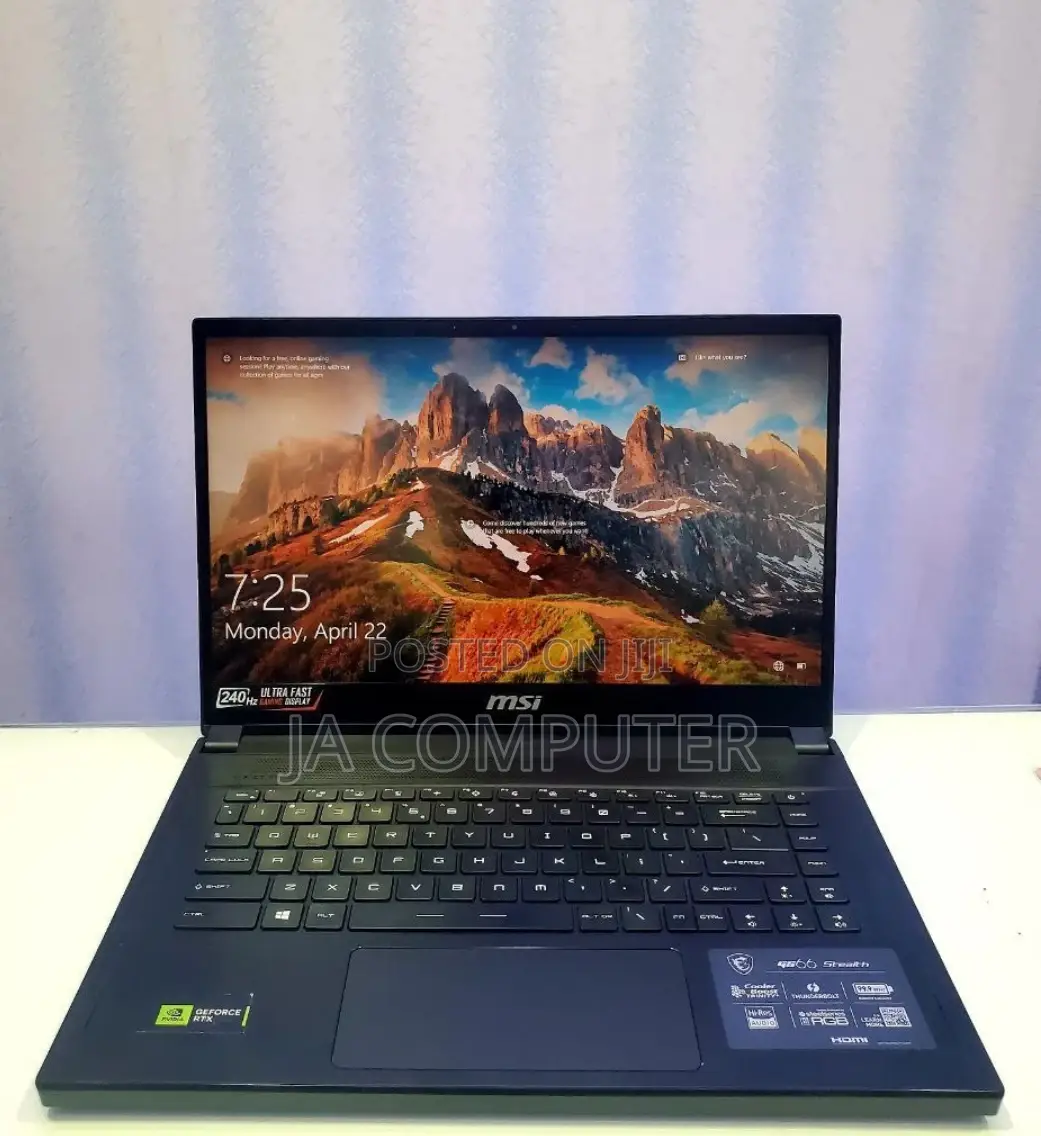 New Laptop MSI GS66 Stealth 10UH 32GB Intel Core I9 SSD 1T