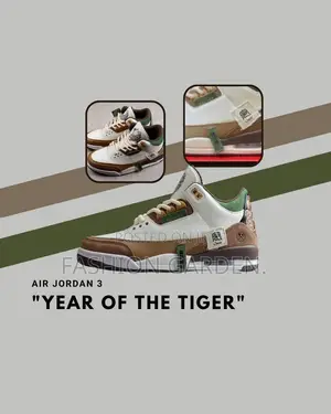 Original Air Jordan 3 Retro Year of Tiger Shoes for Men's