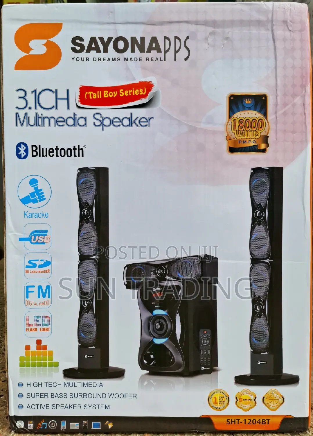 Sayona 3.1 Home Theatre Multimedia Speaker