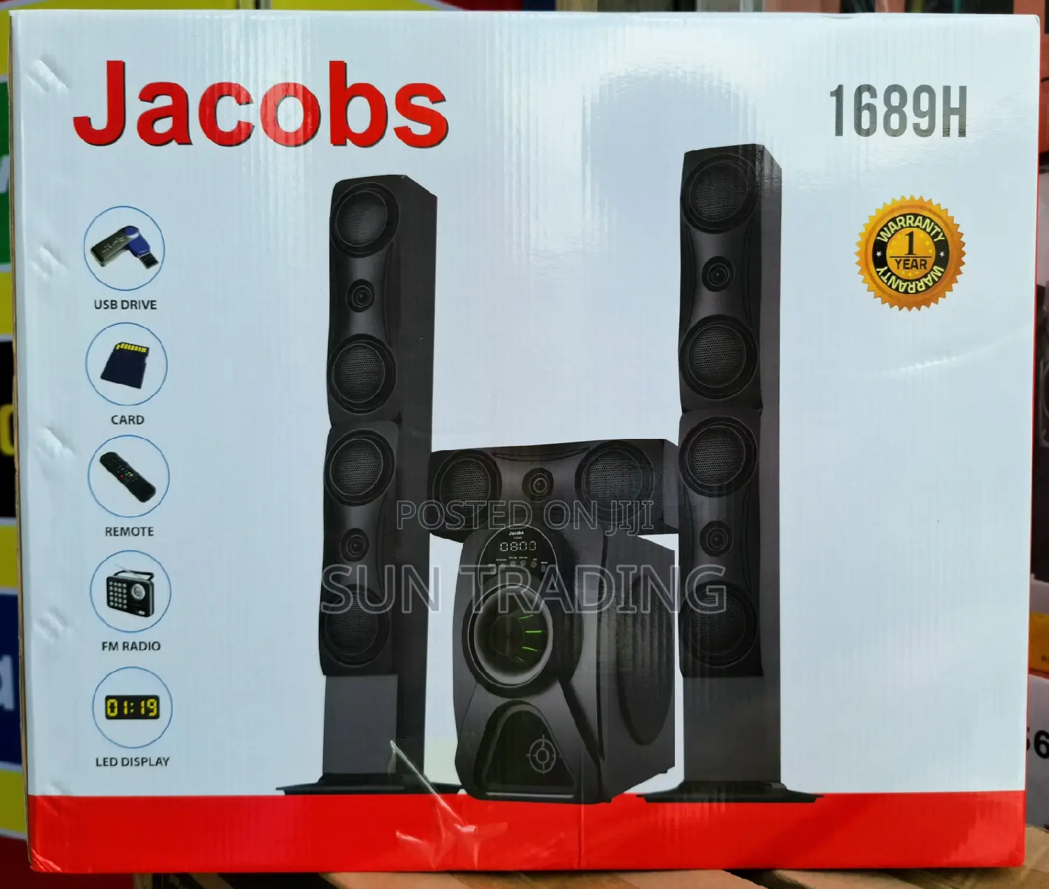 Jacobs 3.1 Multimedia Home Theater Speaker