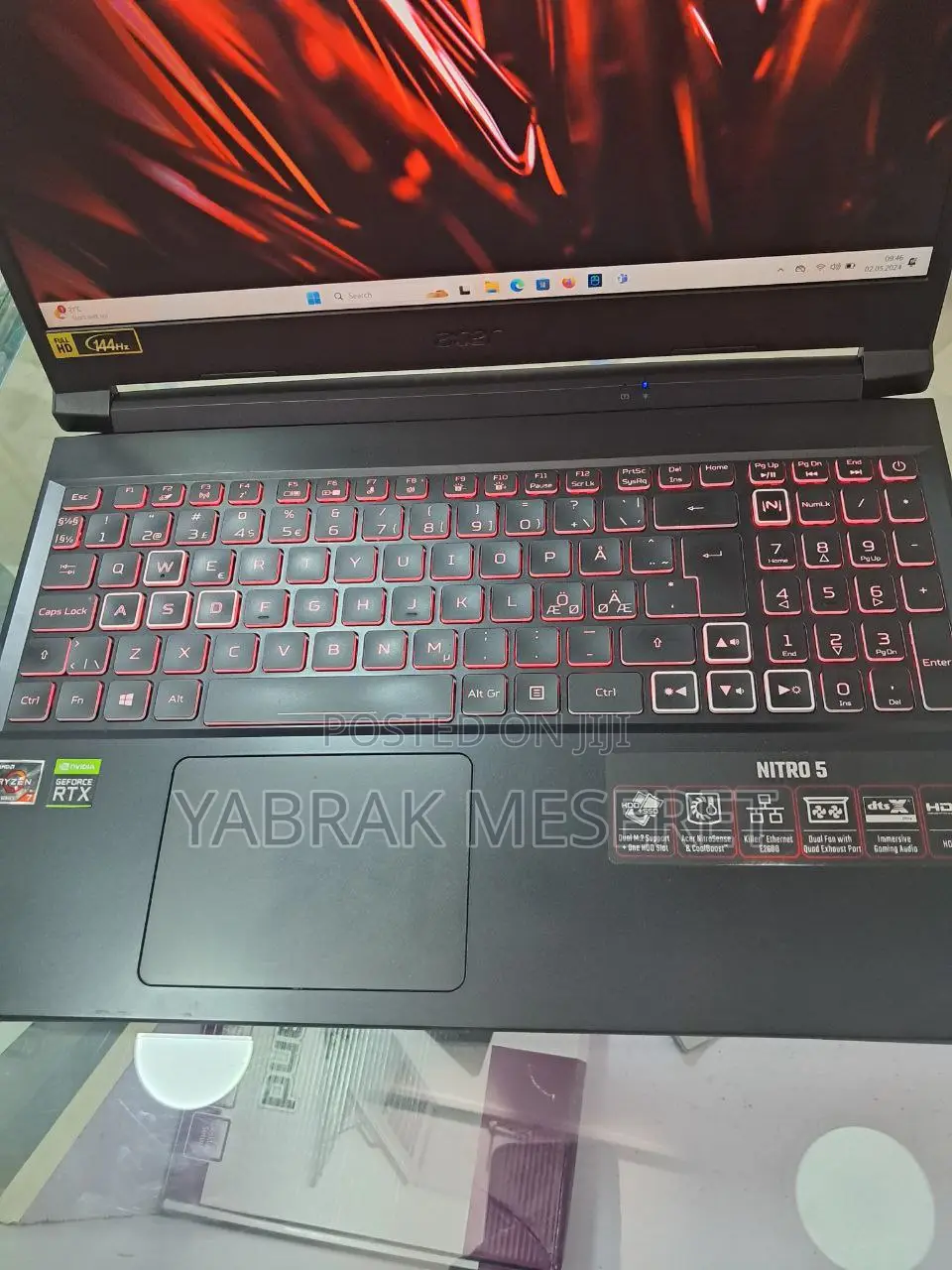 New Laptop Acer Nitro 5 16GB AMD Ryzen 7 SSD 512GB