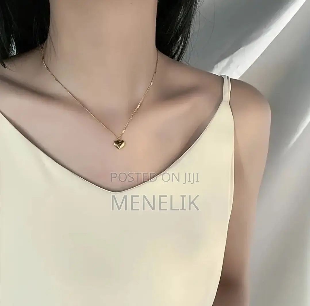 Trendy Heary Shape Necklace