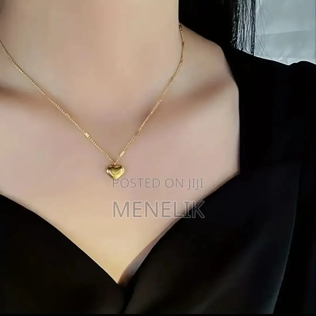 Trendy Heary Shape Necklace