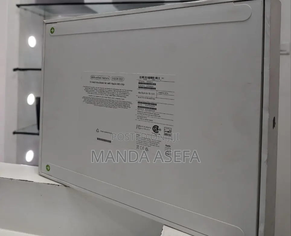 New Laptop Apple MacBook Air 8GB Apple M3 SSD 512GB