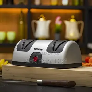 Geepas Electric Knife Sharpener ኦሪጅናል የቢላ ሞረድ ለሁሉም ቢላ ተስማሚ