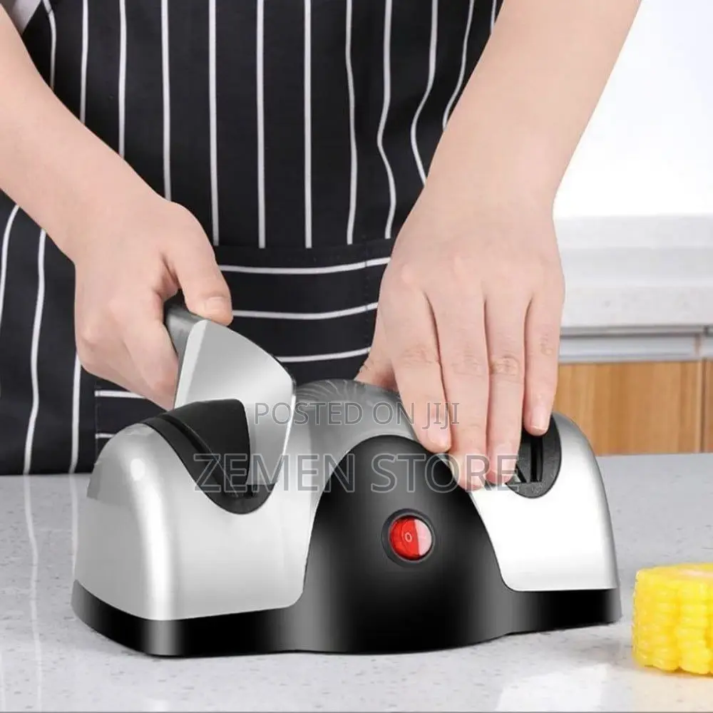 Geepas Electric Knife Sharpener ኦሪጅናል የቢላ ሞረድ ለሁሉም ቢላ ተስማሚ