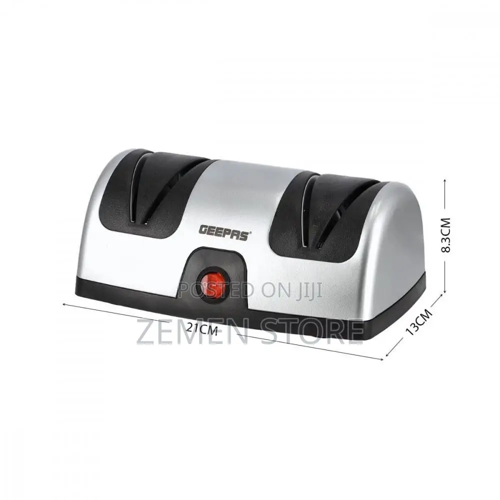 Geepas Electric Knife Sharpener ኦሪጅናል የቢላ ሞረድ ለሁሉም ቢላ ተስማሚ