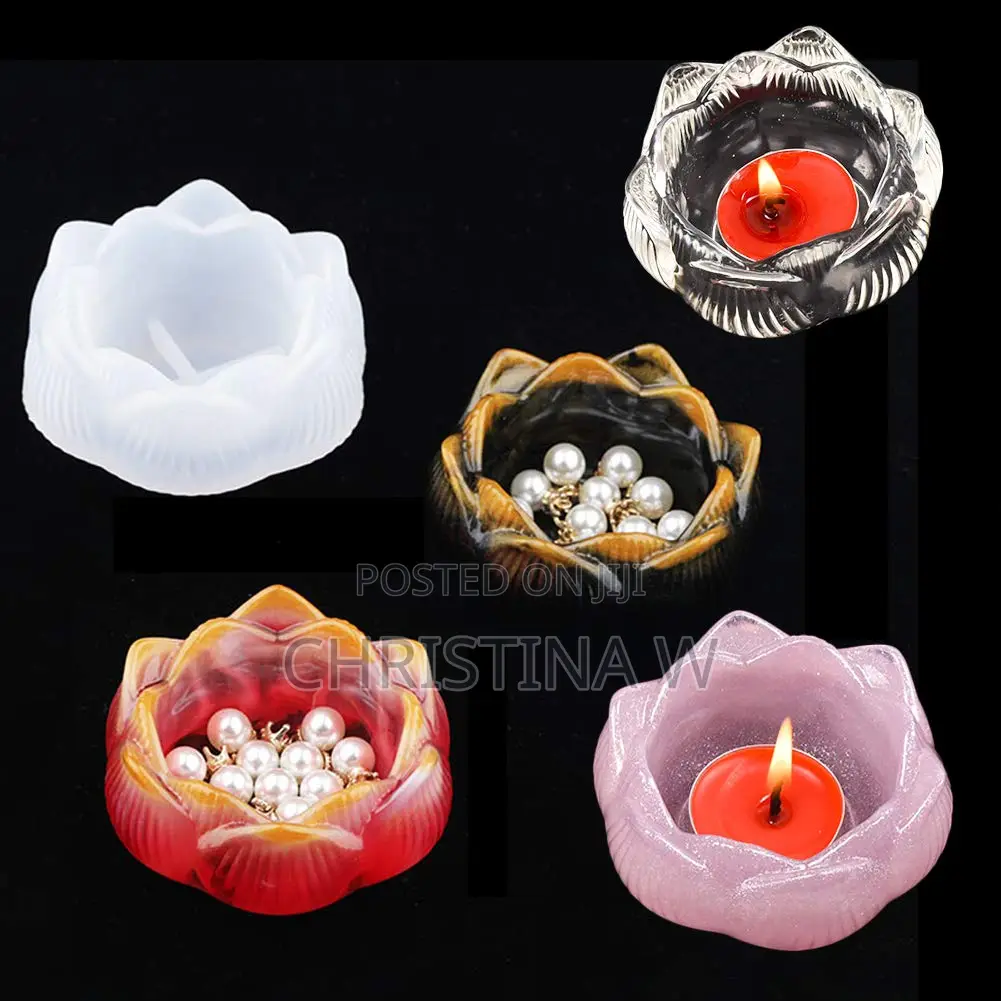 Lotus Candle Holder, Jewelry Box, Candy Bix