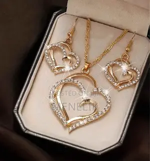 Photo - Ziron Decorated Earring and Necklece Set