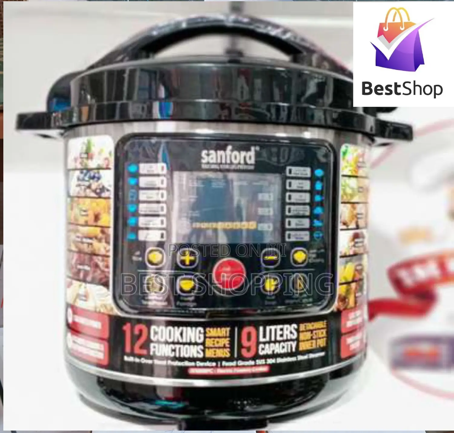 Sanford 9 Liter Digital Electric Pressure Cooker