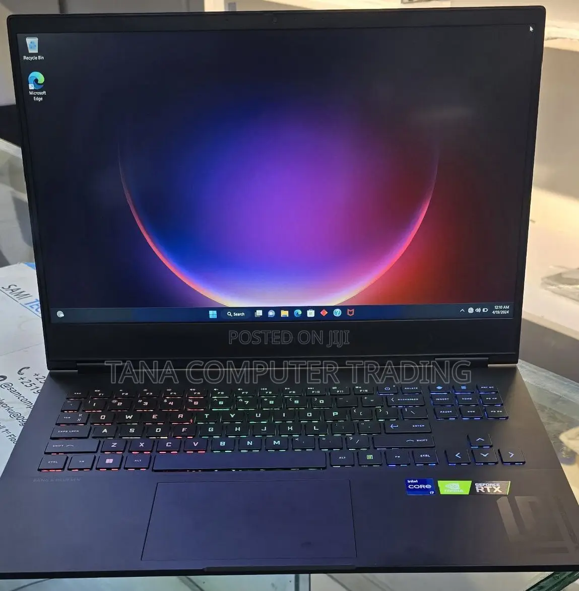 New Laptop HP Omen 17 16GB Intel Core I7 SSD 512GB