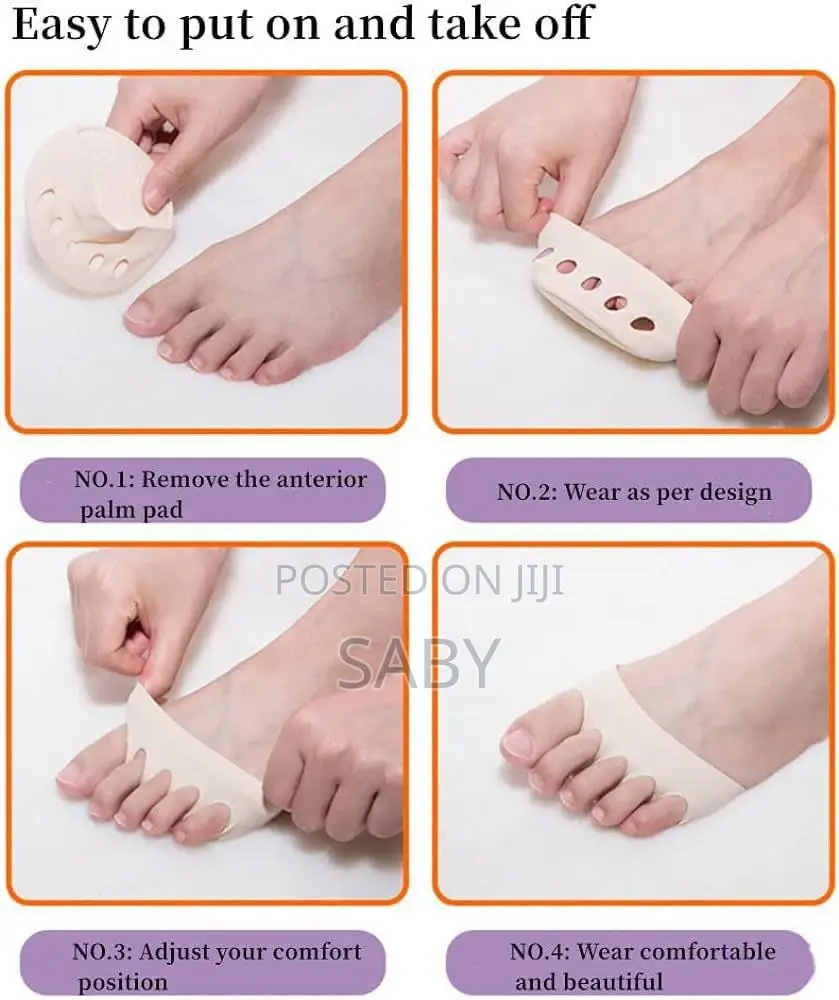 1pair Honeycomb Fabric Forefoot Pads