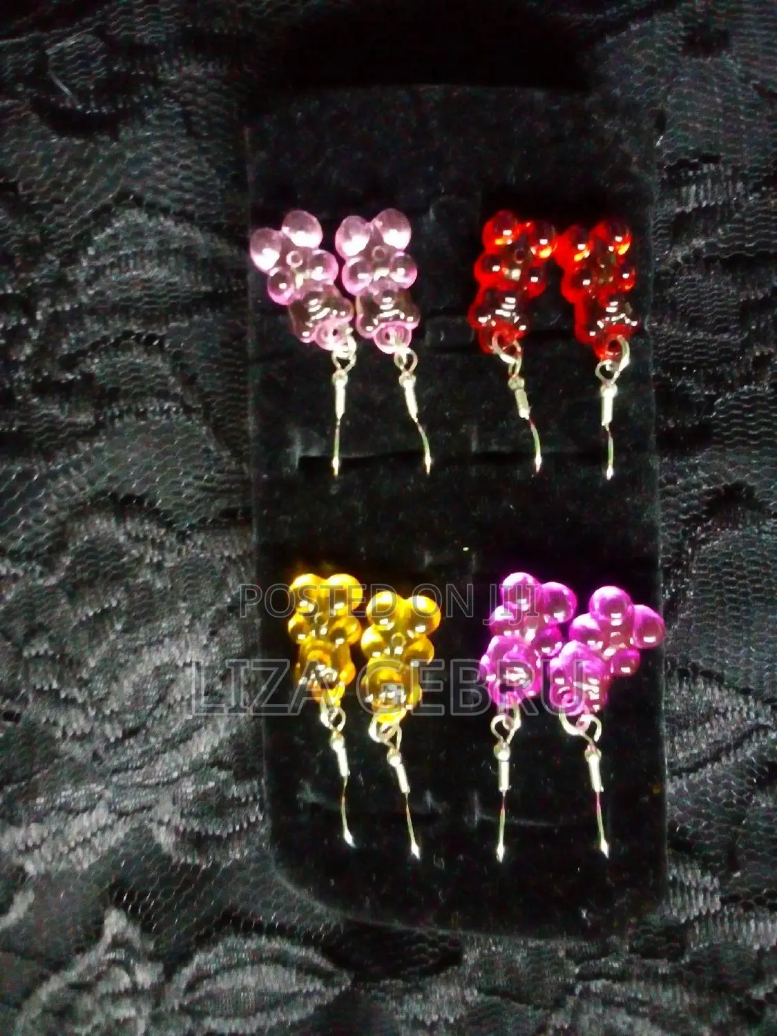 Earrings in Different Colors Are Available