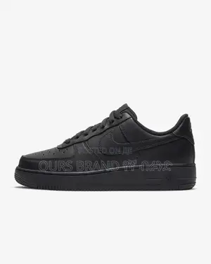 Photo - Nike Air Force Black Medium Quality Shoes