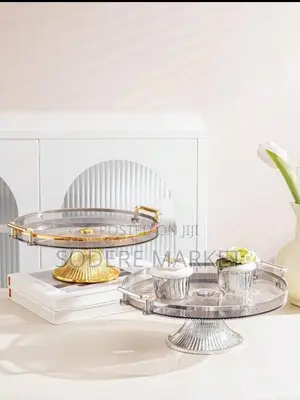 Single Set Serving and Cake Stand Acrylic Tray