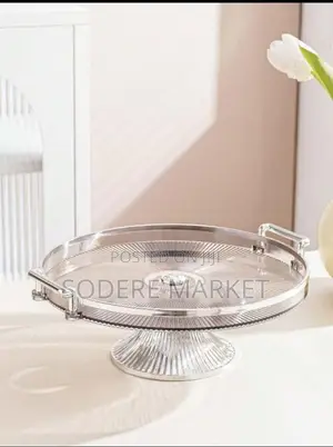 Single Set Serving and Cake Stand Acrylic Tray