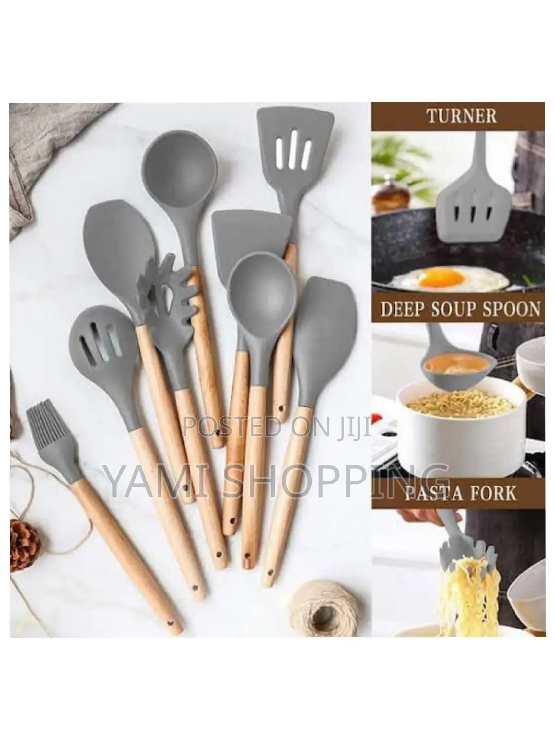 12pcs Silcone Kitchen Utensils Set