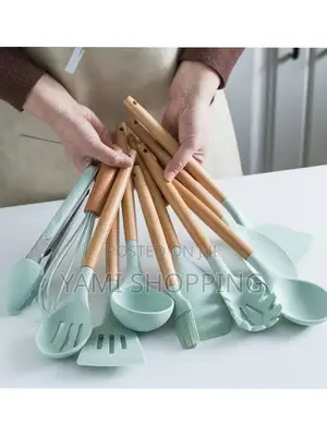 Photo - 12pcs Silcone Kitchen Utensils Set