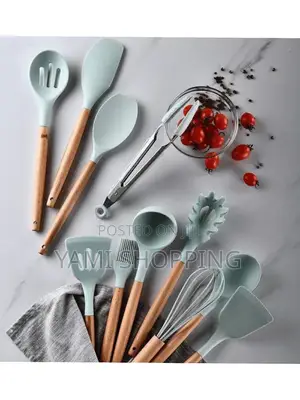 Photo - 12pcs Silcone Kitchen Utensils Set