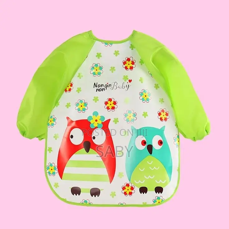 Waterproof Washable Long-Sleeve Baby Bibs
