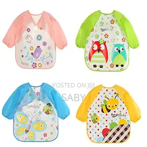 Waterproof Washable Long-Sleeve Baby Bibs