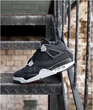 Photo - Air Jordan 4 Black High Master Quality Luxurious Sneakers 