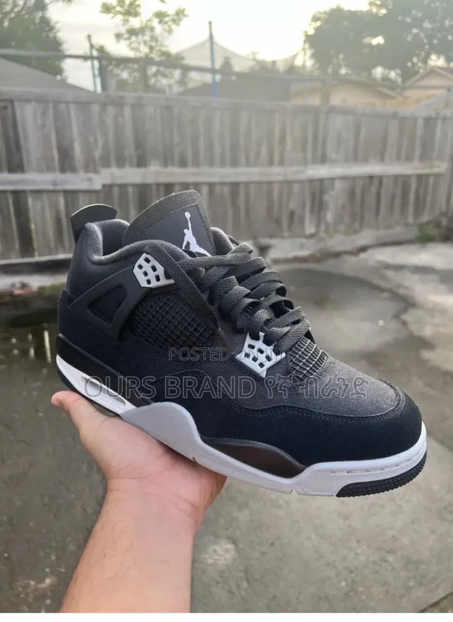 Air Jordan 4 Black High Master Quality Luxurious Sneakers 