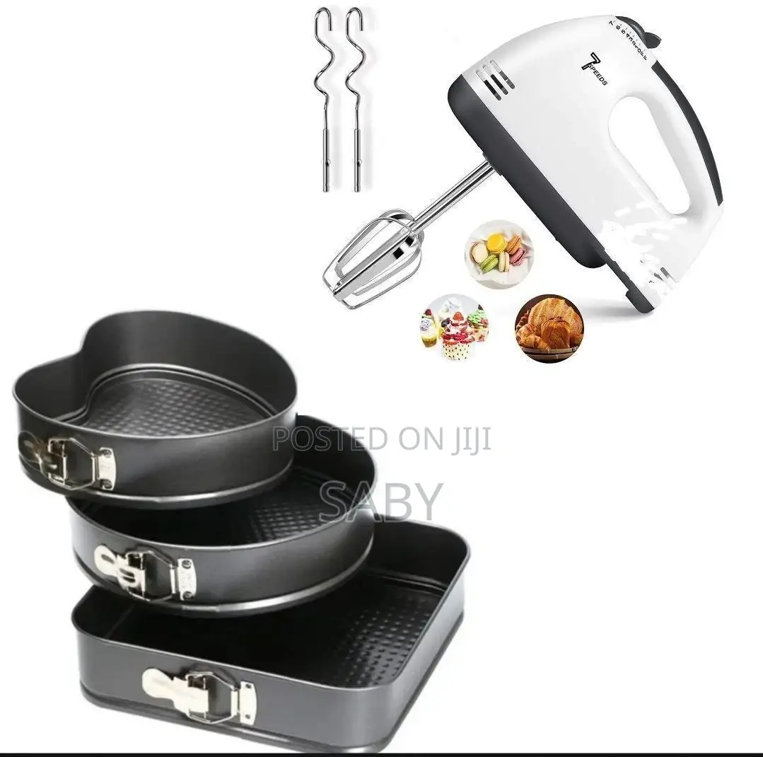 Hand Mixer + የእንቁላል እና ሊጥ