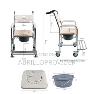 Photo - 4 in 1 Toilet Chair》Commode Chair》Shower Chair #Toilet Chair